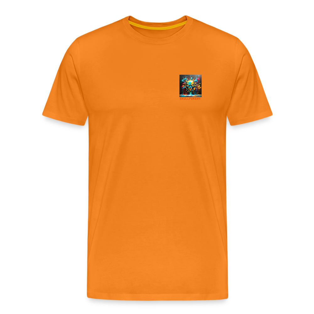 SKULLFUKERY - MEN'S PREMIUM T-SHIRT - orange