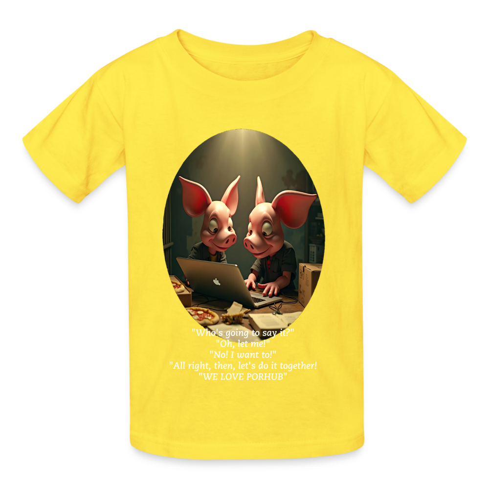 APPRECIATION!! CHILDREN'S T-SHIRT - yellow