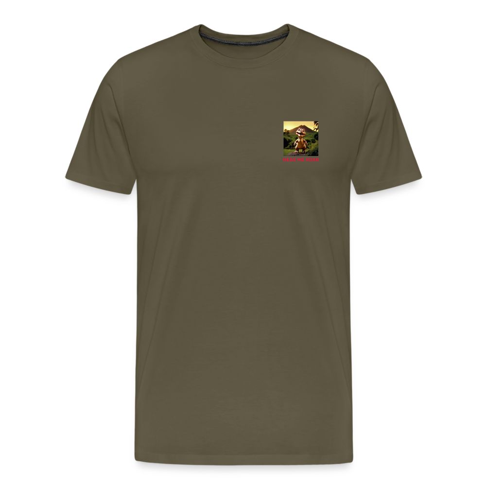 DINO - MEN'S PREMIUM T-SHIRT - khaki