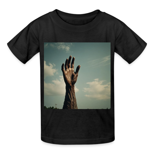 GIVE US A HAND - CHILDREN'S T-SHIRT - black