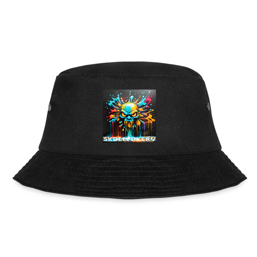 SKULLFUKERY - BUCKET HAT - black