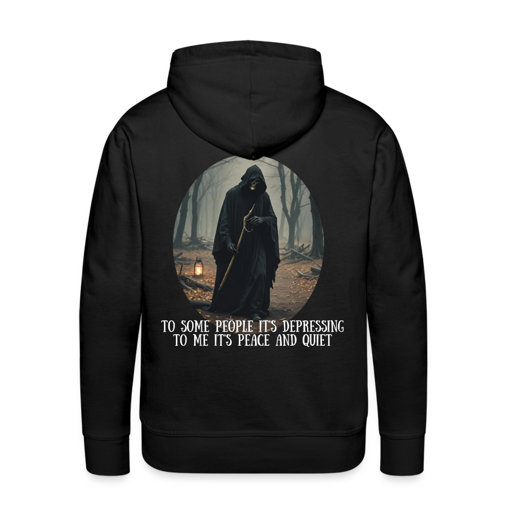 LONELY GRIM REAPER - MEN'S HOODIE - black