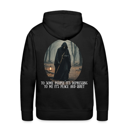 LONELY GRIM REAPER - MEN'S HOODIE - black