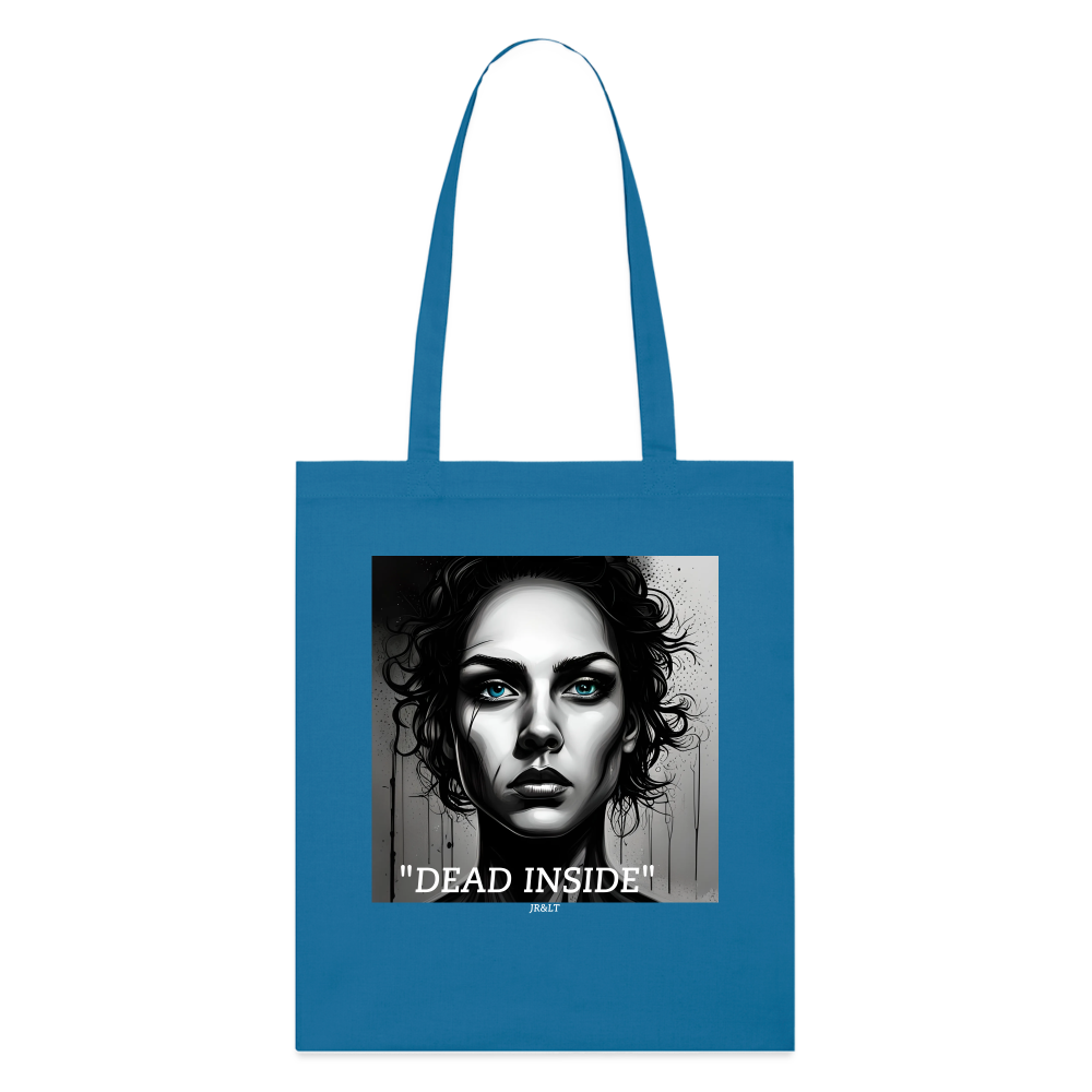 "DEAD INSIDE" TOTE BAG - royal blue