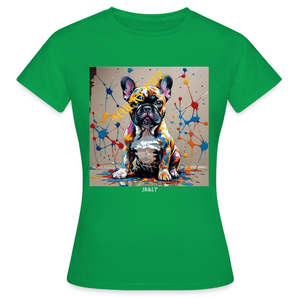 MUCKY PUP!! - WOMENS CLASSIC T-SHIRT - kelly green