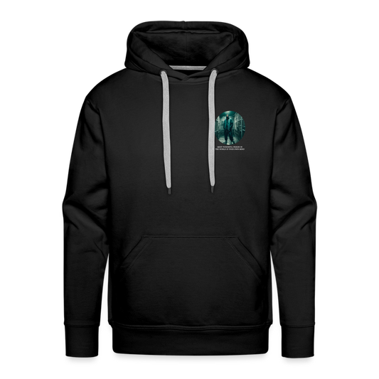 MOST POWERFUL PRISON IN THE WORLD IS OUR MIND - MEN'S HOODIE - black