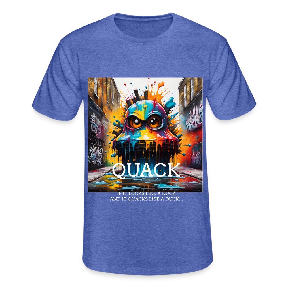 QUACK!! MEN'S CLASSIC T-SHIRT - heather blue