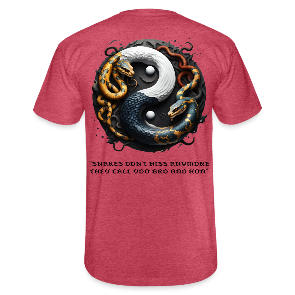 YING YANG - MEN'S CLASSIC T-SHIRT - heather red