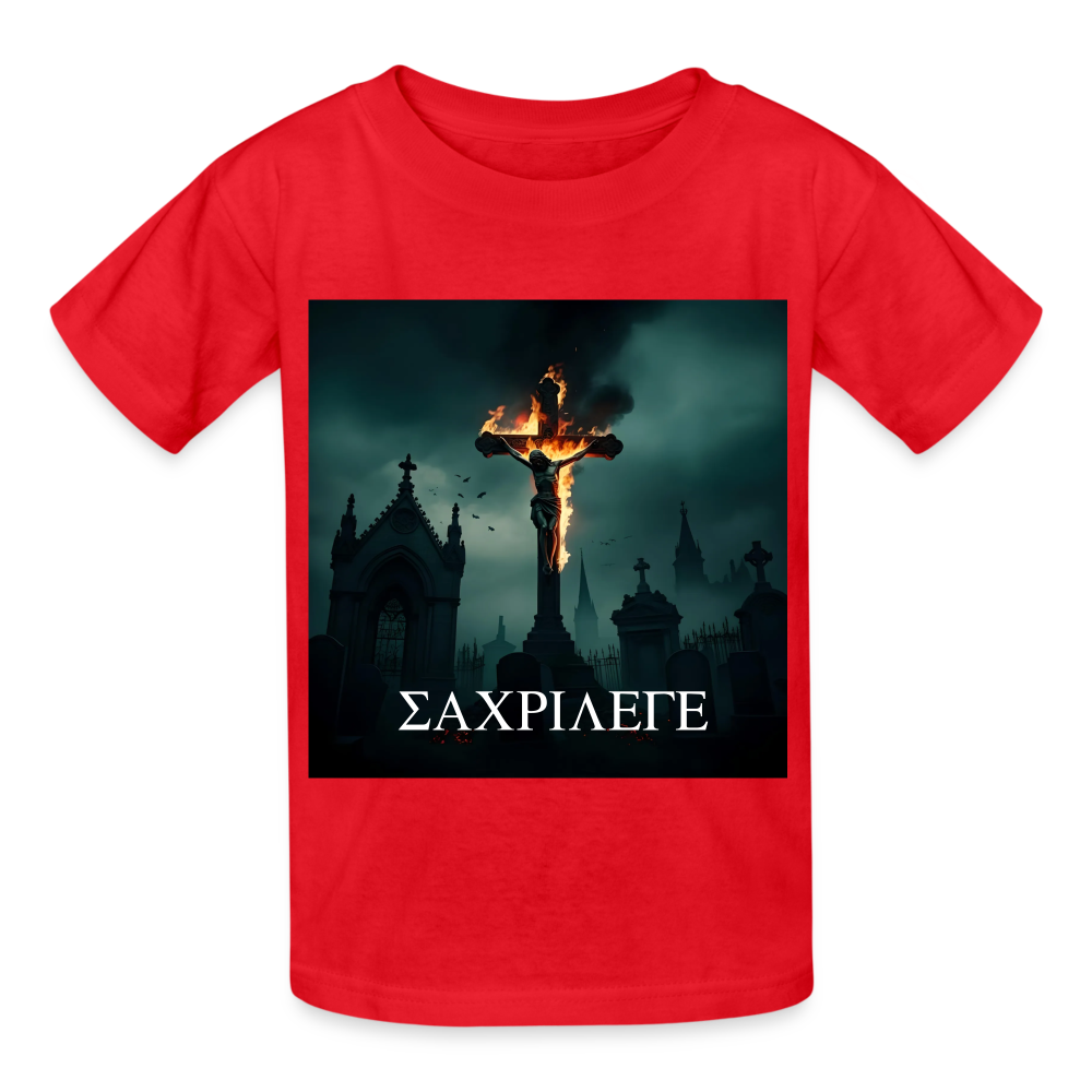 SACRILEGE - CHILDREN'S T-SHIRT - red