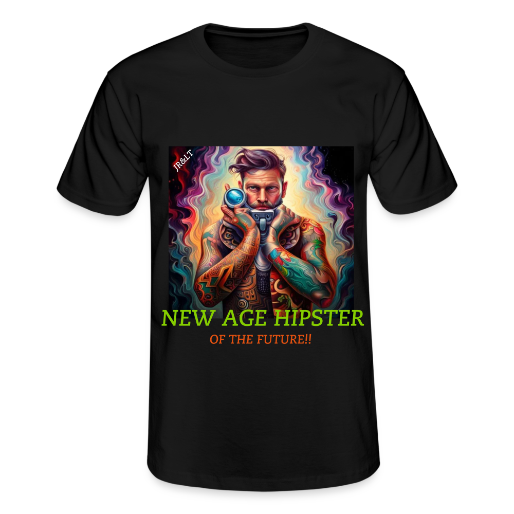 NEW AGE HIPSTER OF THE FUTURE!! MENS CLASSIC T-SHIRT - black