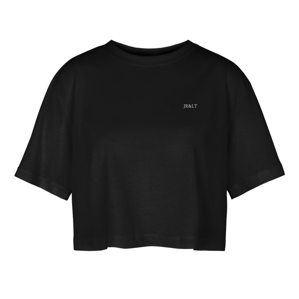 CLASSIC JR&LT WOMEN'S OVERSIZED CROP TOP - black