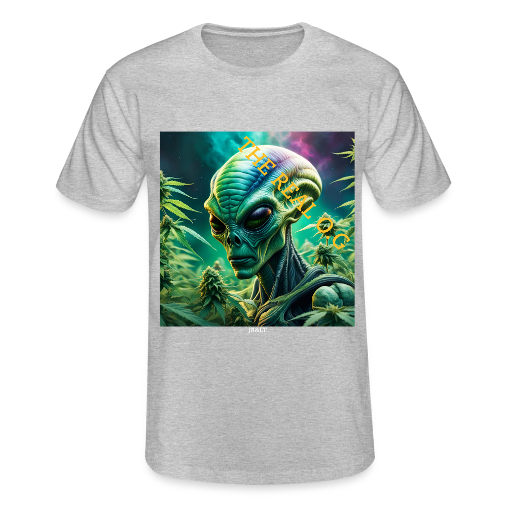 THE REAL ALIEN O.G!! MENS CLASSIC T-SHIRT - heather grey