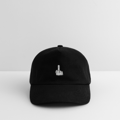 "FUCK OFF" 0 CHILLDREN'S BASEBALL CAP - black