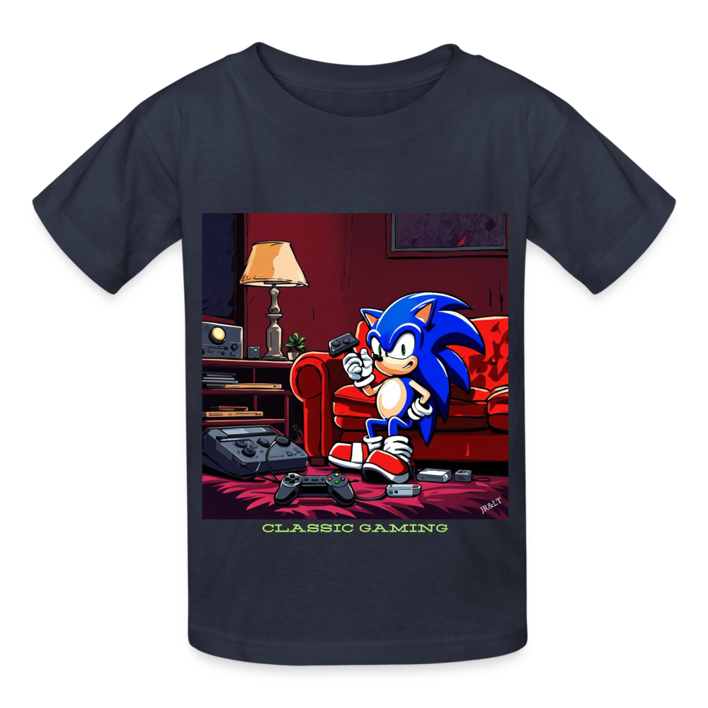 CLASSIC GAMING - CHILDREN'S T-SHIRT - navy