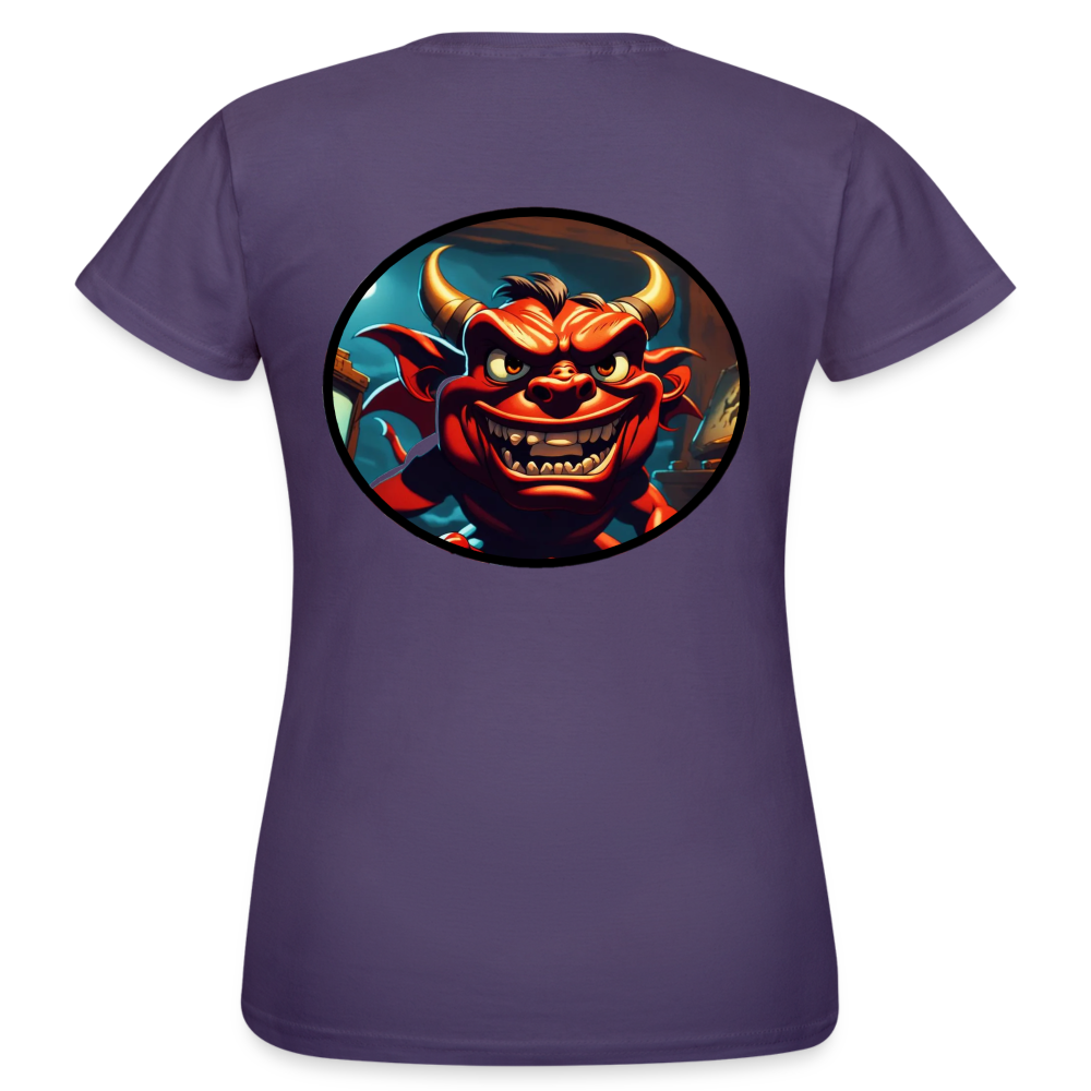 BABY DEVIL - WOMEN'S CLASSIC T-SHIRT - dark purple