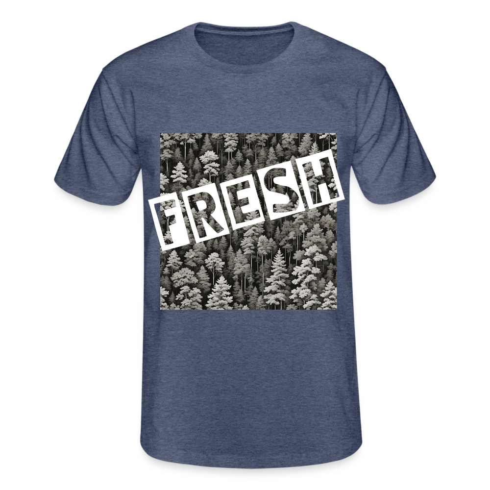 FRESH - MEN'S CLASSIC T-SHIRT - heather navy