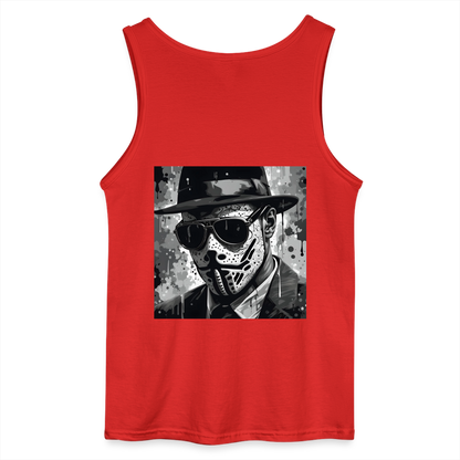 UNDERCOVER AGENT - MEN'S TANK TOP - red