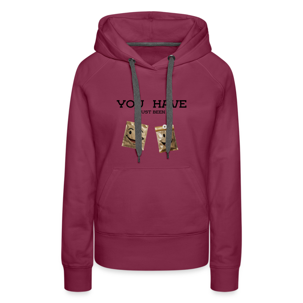 TEA BAGGED - WOMEN'S HOODIE - bordeaux