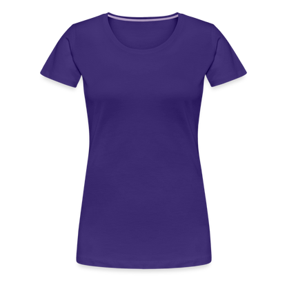 F#CK THE SYSTEM WOMEN'S PREMIUM T-SHIRT - purple