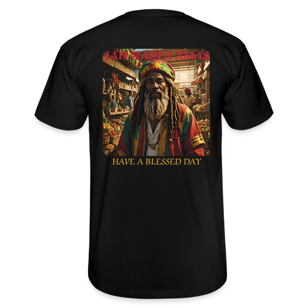 JAH RASTA XMAS - MENS CLASSIC T-SHIRT - black