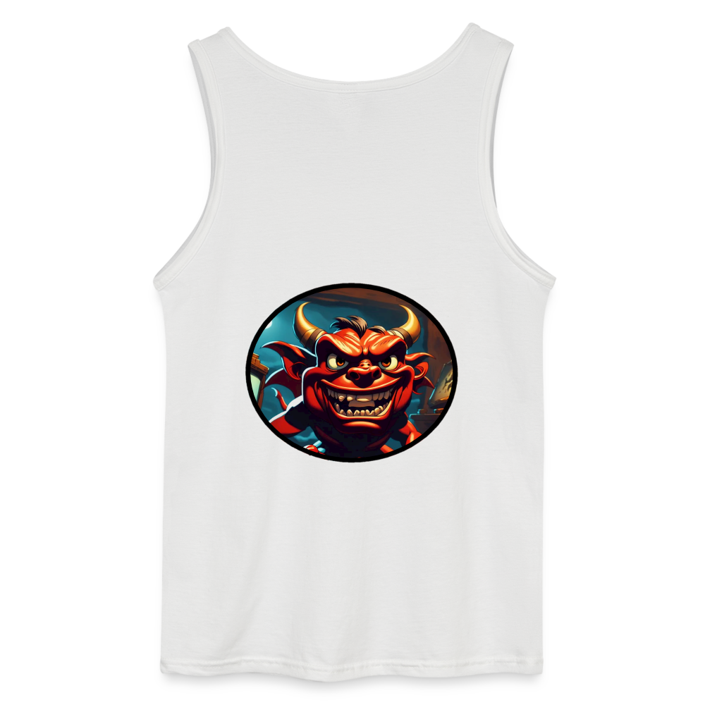 BABY DEVIL - MEN'S TANK TOP - white