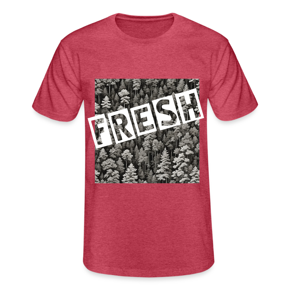 FRESH - MEN'S CLASSIC T-SHIRT - heather red