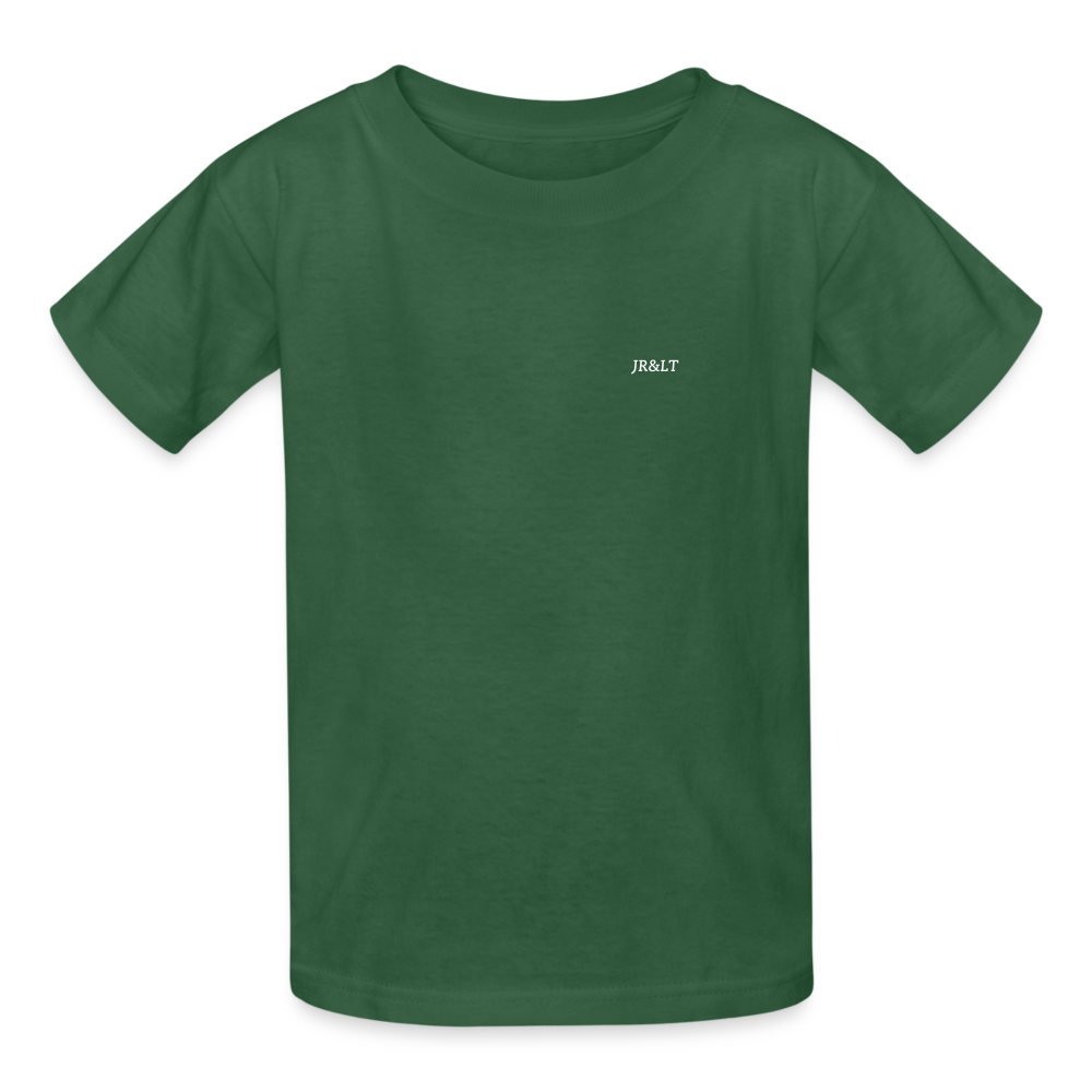 JR&LT'S CLASSIC LOGO CHILDREN'S T-SHIRT - bottle green