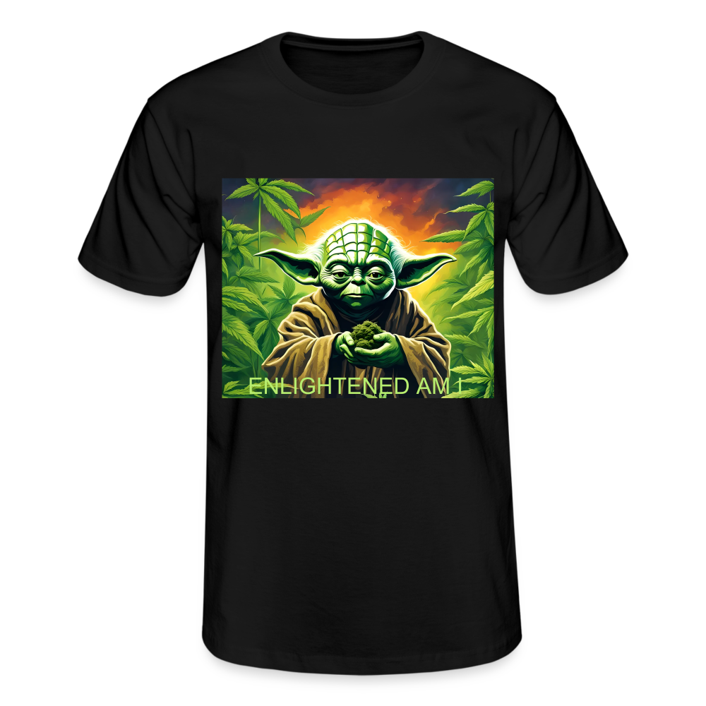 ENLIGHTENED YODA - MEN'S CLASSIC T-SHIRT - black