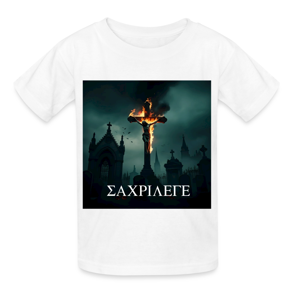 SACRILEGE - CHILDREN'S T-SHIRT - white