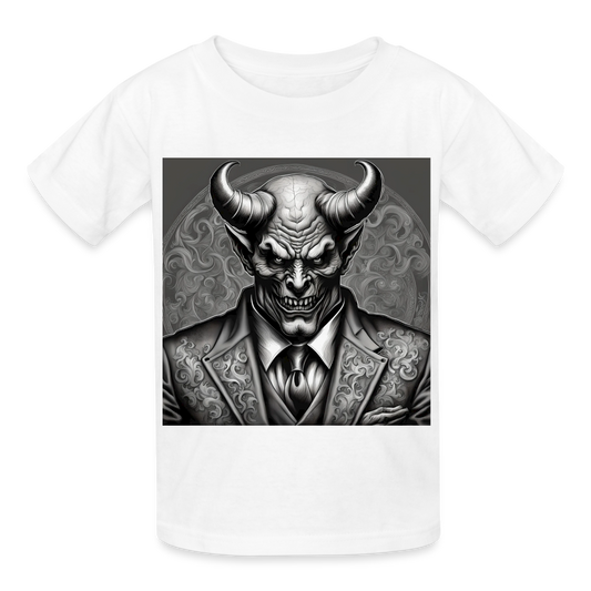 LUCIFER - CHILDREN'S T-SHIRT - white