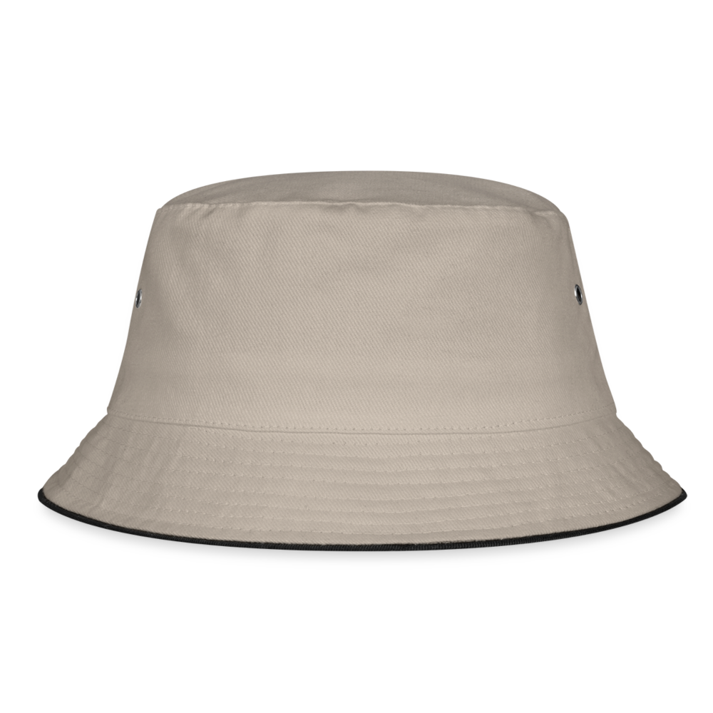 TWISTED!! BUCKET HAT - khaki/black