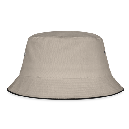 TWISTED!! BUCKET HAT - khaki/black