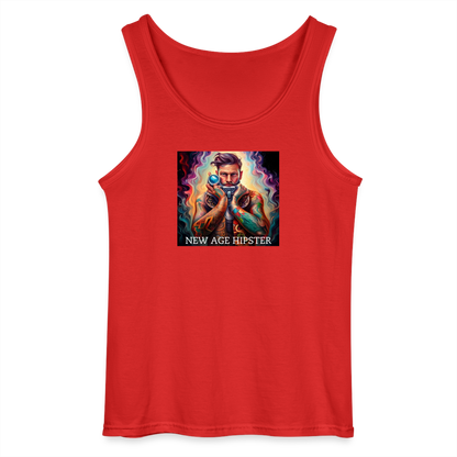 NEW AGE HIPSTER - MEN'S TANK TOP - red