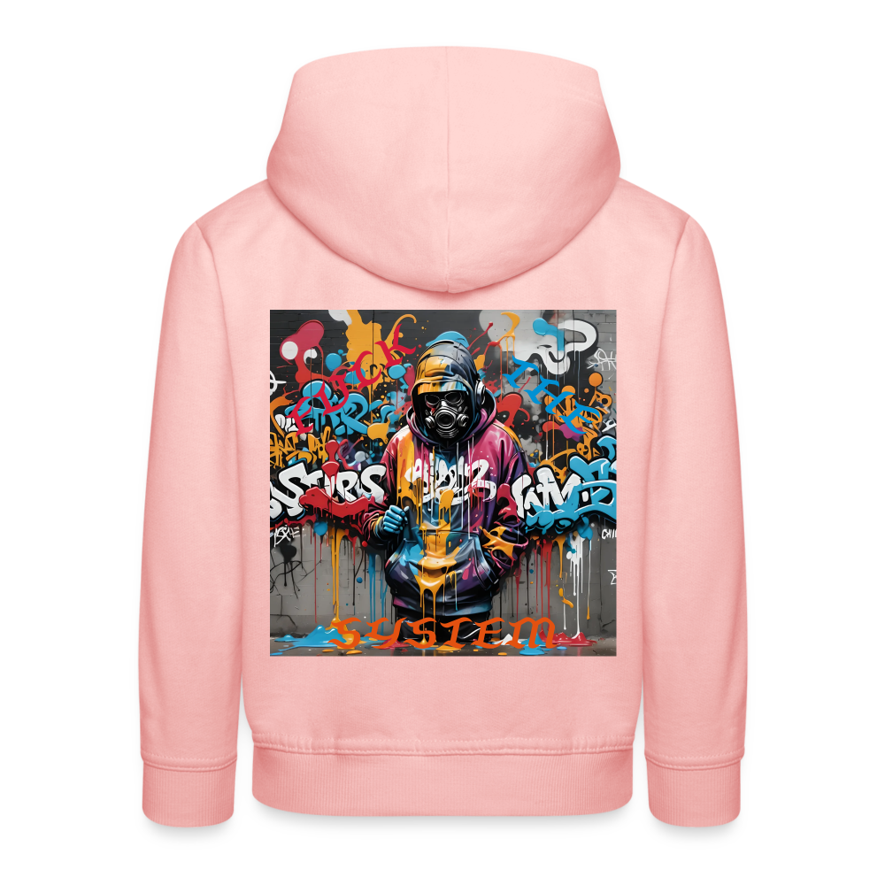 F#CK THE SYSTEM CHILDREN'S HOODIE - crystal pink