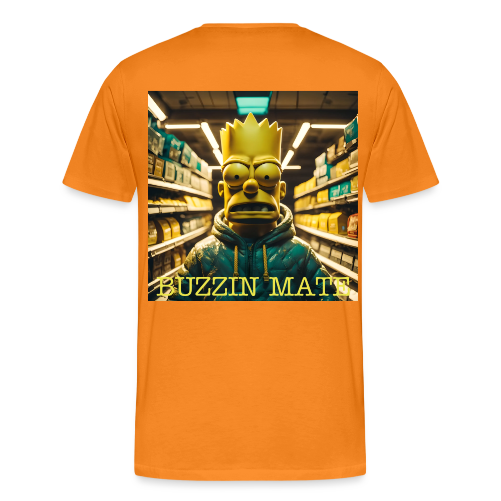 BUZZIN MATE - MEN'S PREMIUM T-SHIRT - orange