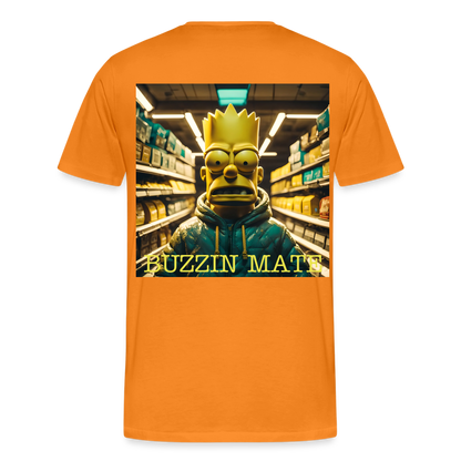 BUZZIN MATE - MEN'S PREMIUM T-SHIRT - orange