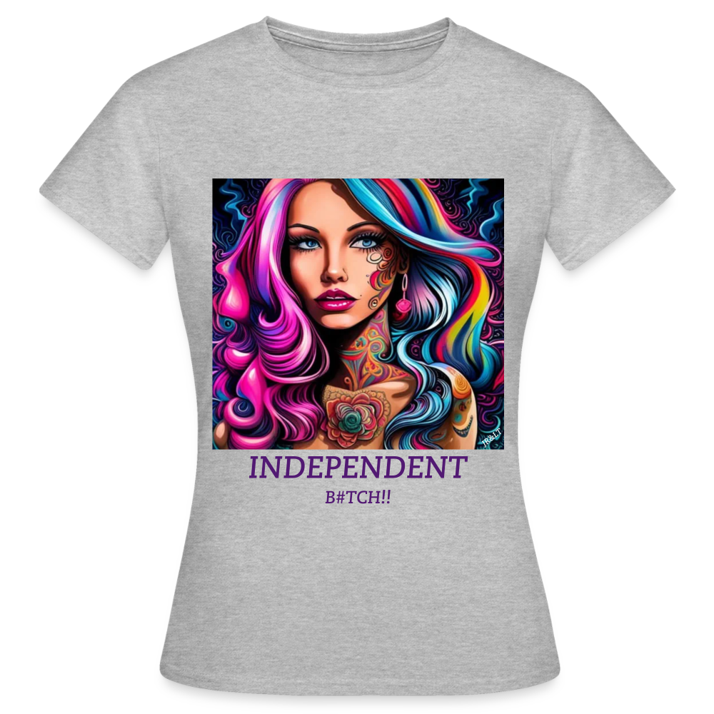 INDEPENDENT!! WOMEN'S CLASSIC T-SHIRT - heather grey