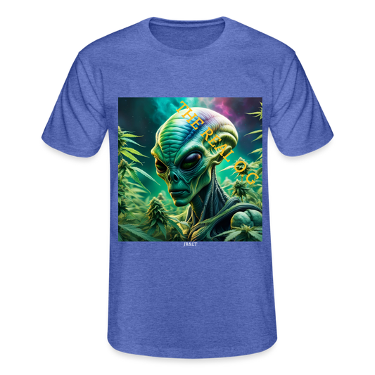 THE REAL ALIEN O.G!! MENS CLASSIC T-SHIRT - heather blue