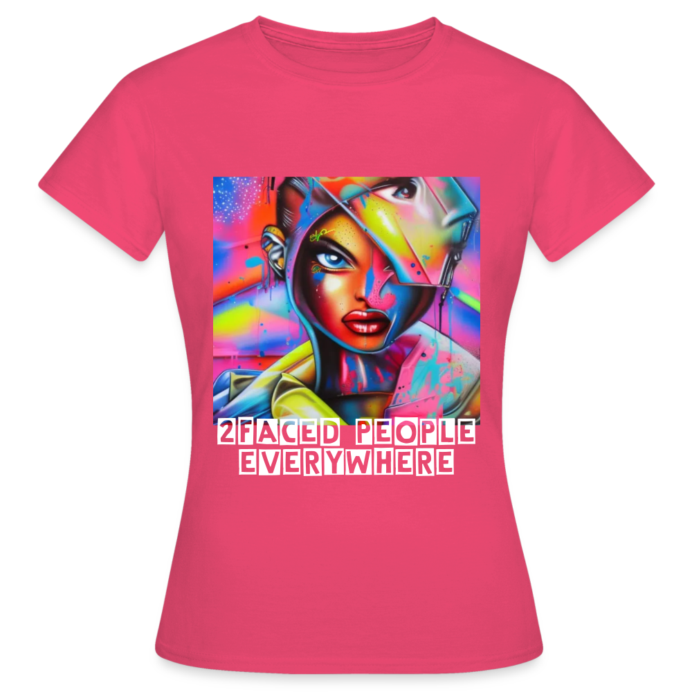 TWO FACED!! - WOMEN'S T=SHIRT - azalea