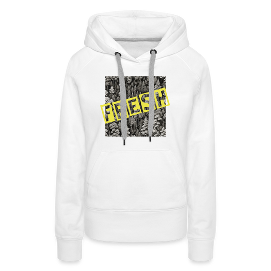 FRESH - WOMEN'S HOODIE - white