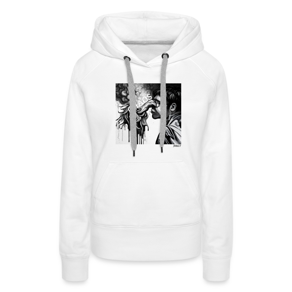 CHAOS - WOMEN'S HOODIE - white