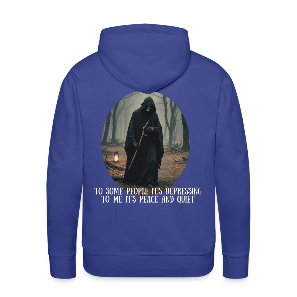 LONELY GRIM REAPER - MEN'S HOODIE - royal blue