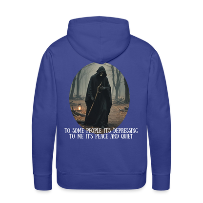 LONELY GRIM REAPER - MEN'S HOODIE - royal blue