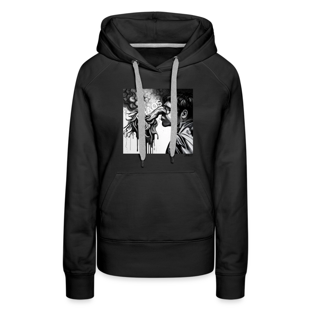 CHAOS - WOMEN'S HOODIE - black