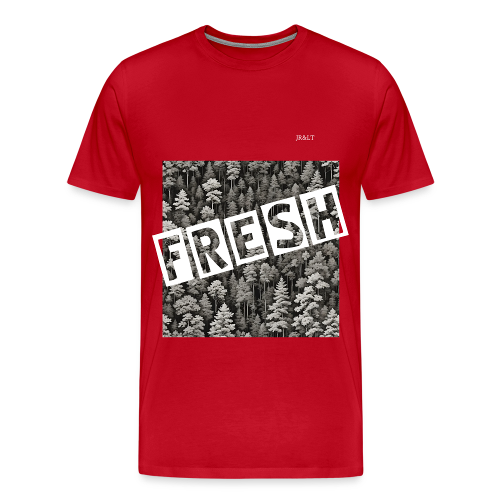 FRESH - MEN'S PREMIUM T-SHIRT - red