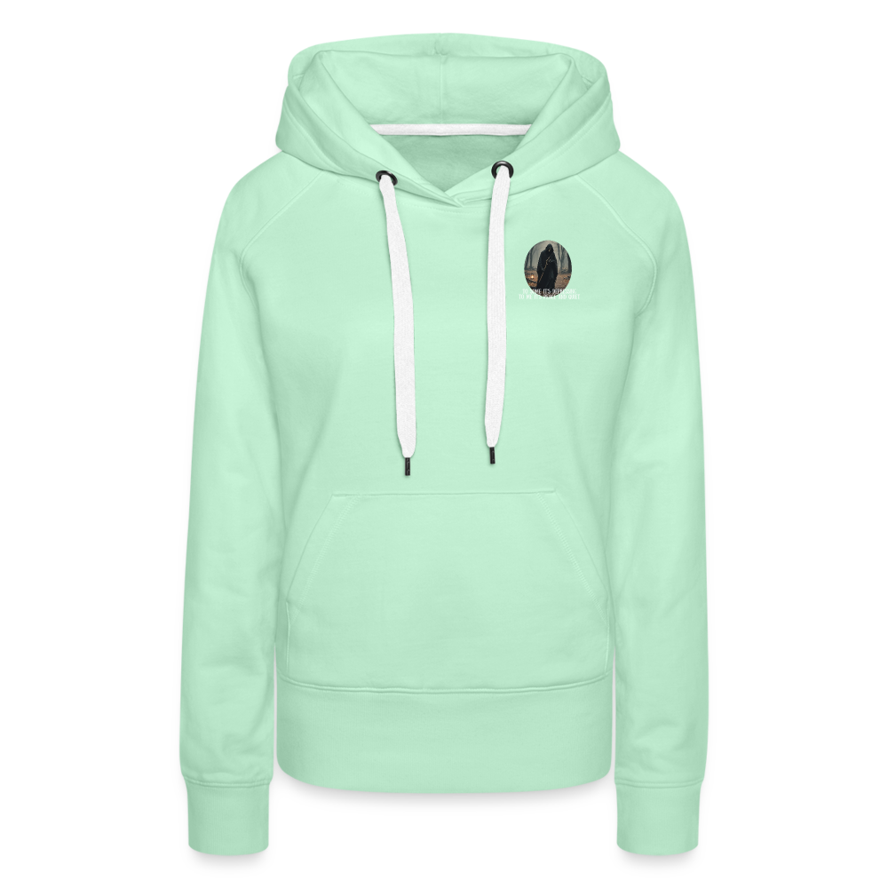 LONELY GRIM REAPER - WOMEN'S HOODIE - light mint