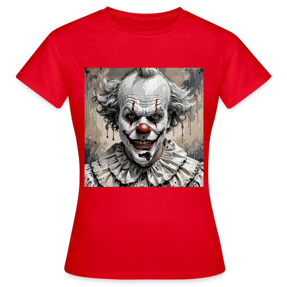 EVIL CLOWN - WOMEN'S CLASSIC T-SHIRT - red