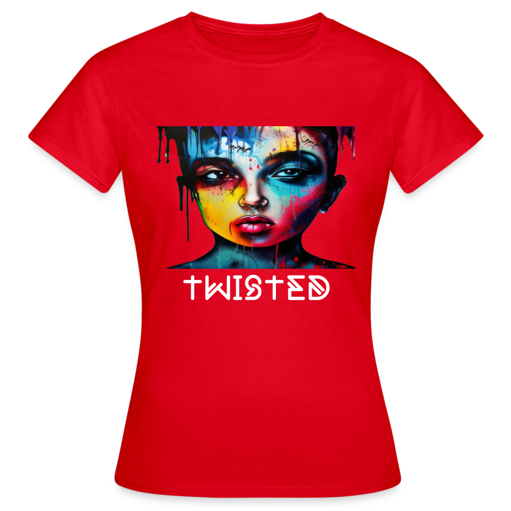 TWISTED!! WOMEN'S CLASSIC T-SHIRT - red