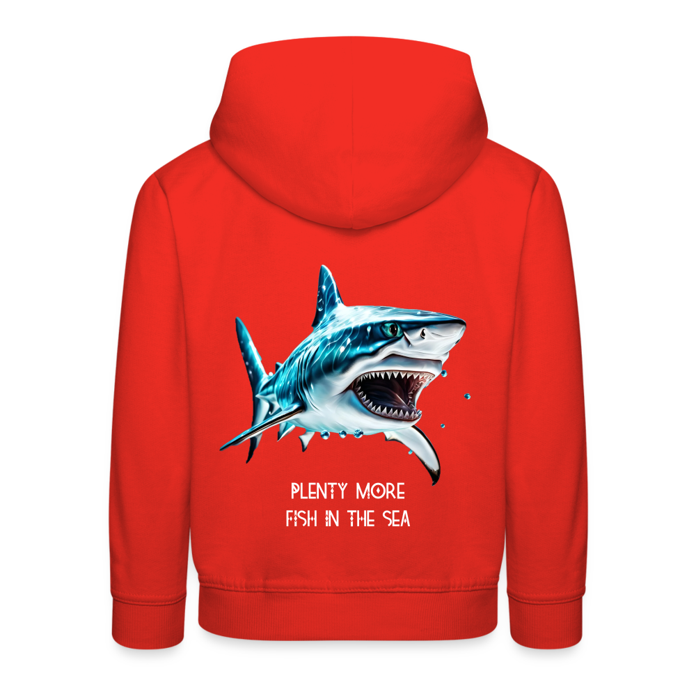 PLENTY MORE FISH IN THE SEA - CHILREN'S HOODIE - red