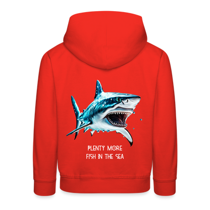 PLENTY MORE FISH IN THE SEA - CHILREN'S HOODIE - red